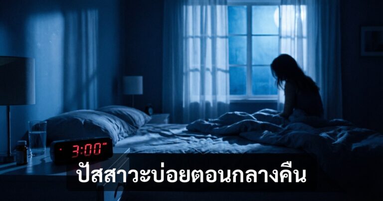 ปัสสาวะบ่อยตอนกลางคืน — เป็นสัญญาณโรคไตหรือเรื่องธรรมดา?