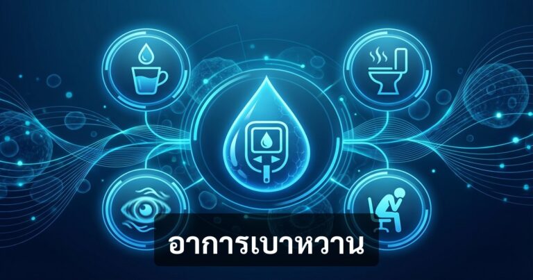 15 อาการเบาหวานที่ต้องรู้ — เช็คตัวเอง “3 มาก 1 น้อย” + 11 สัญญาณเงียบ