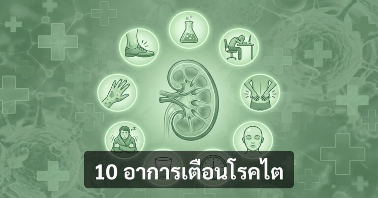 12 อาการโรคไตที่คนไทยมักมองข้าม (+ เวลาที่ควรตรวจเลือด)